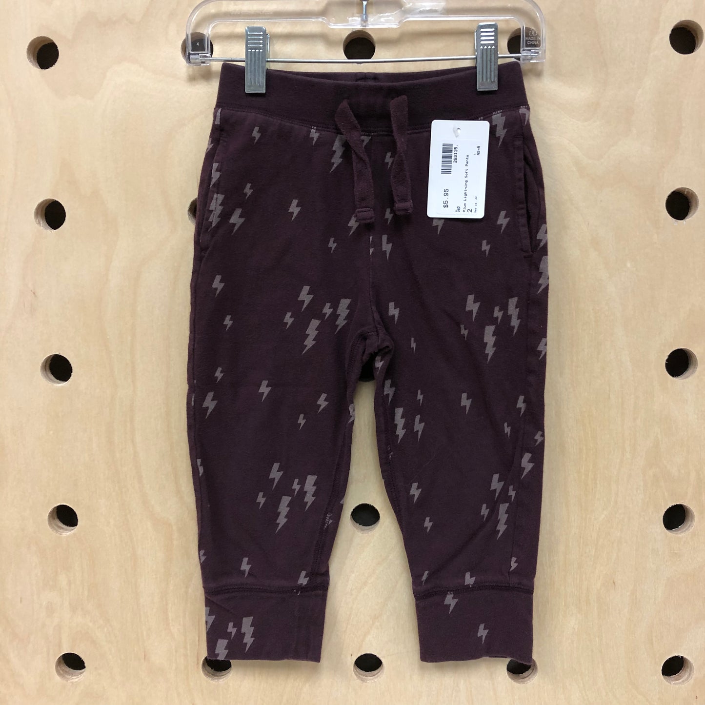 Plum Lightning Soft Pants