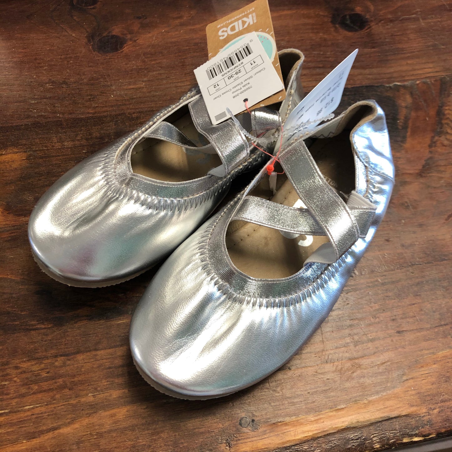Silver Ballerina Flats NEW!