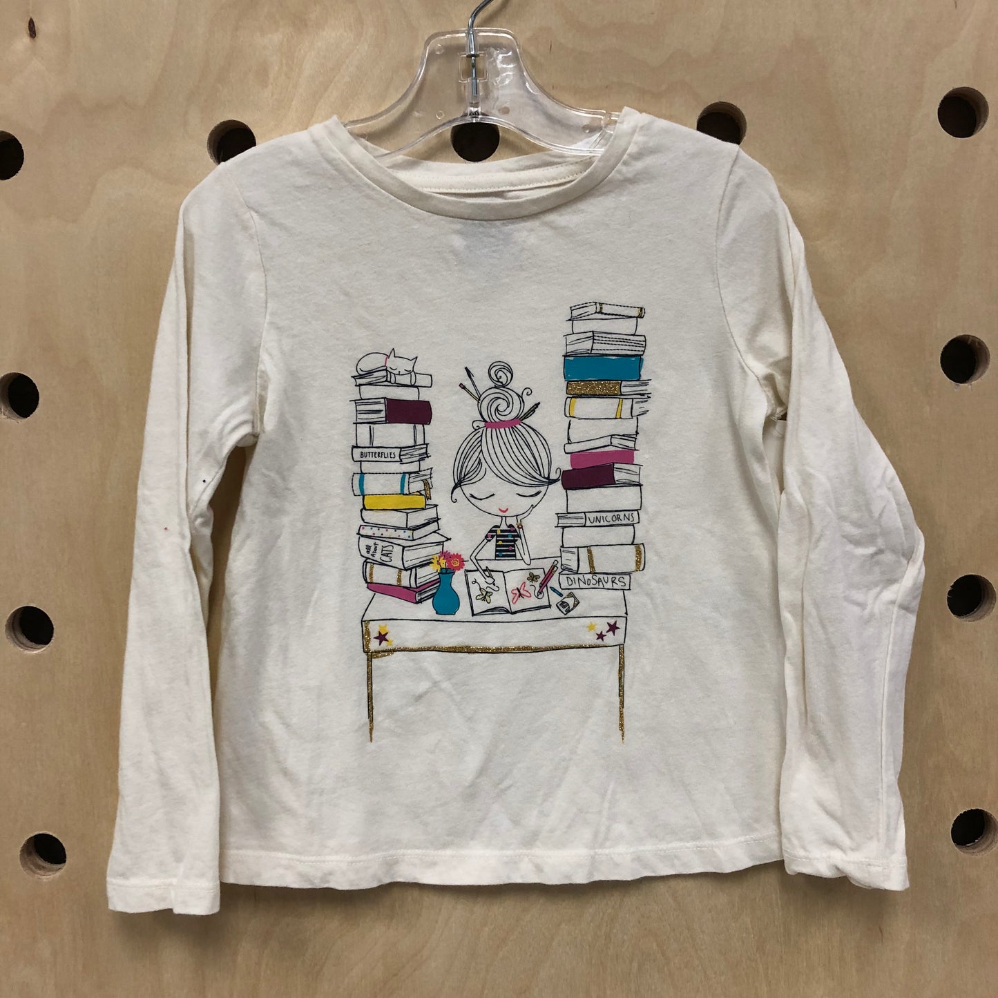 Cream Smart Girl Tee