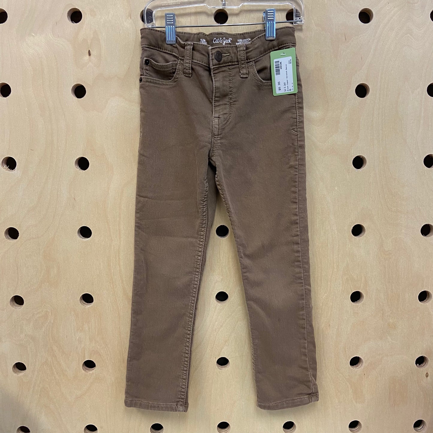 Brown Super Stretch Denim