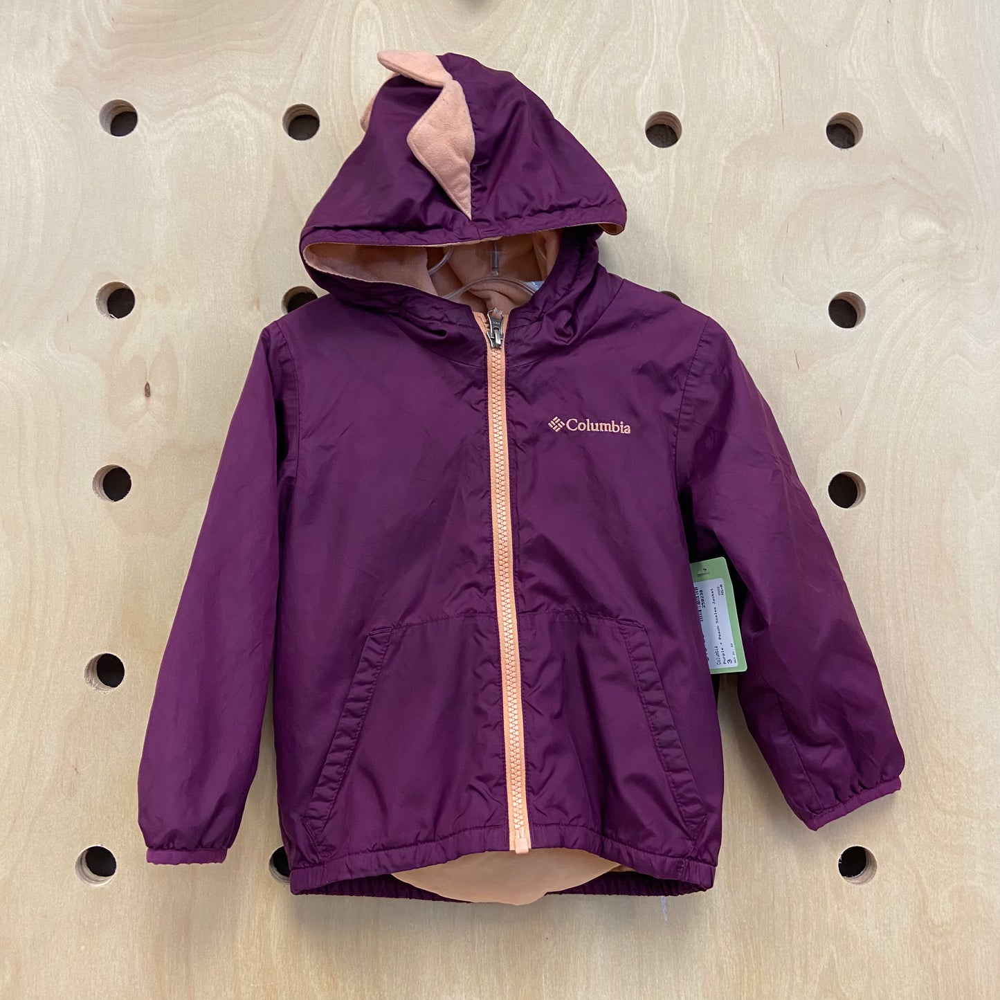 Purple + Peach Scales Jacket