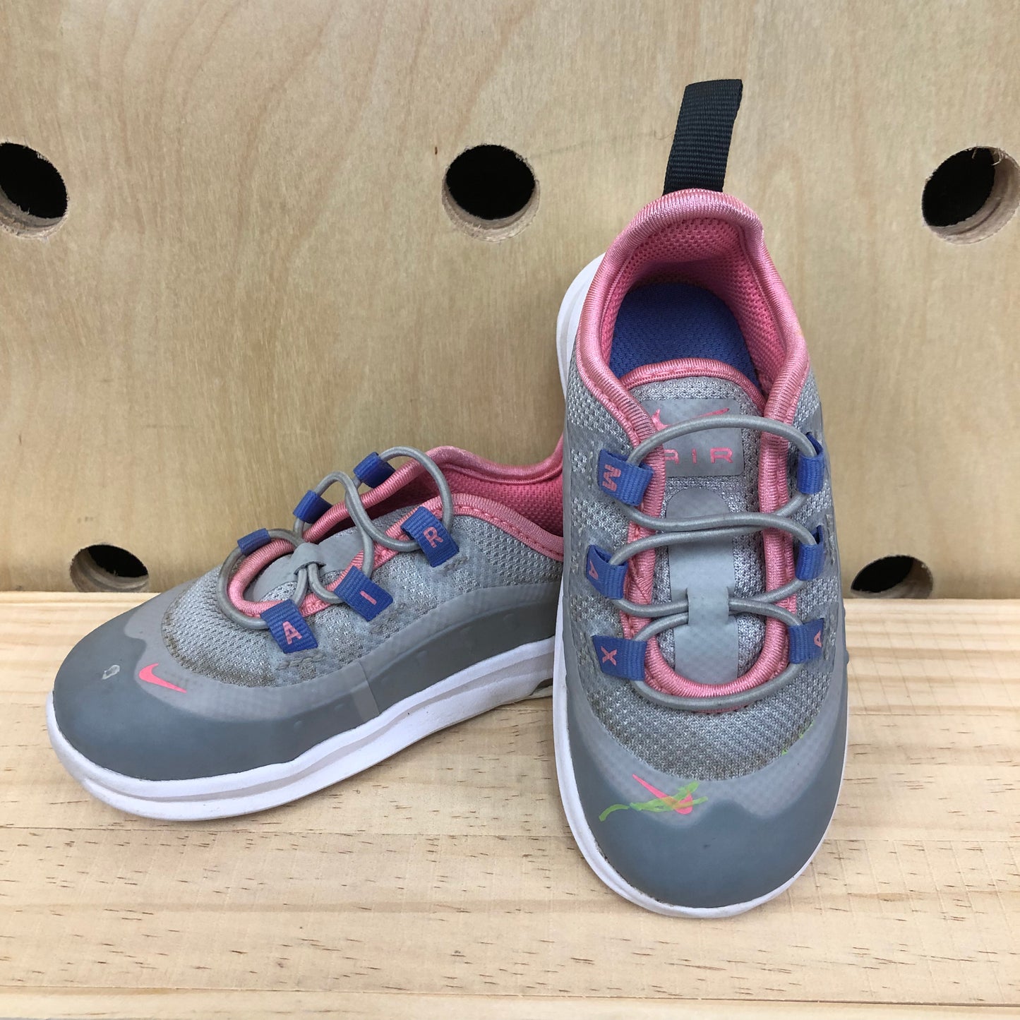 Grey + Pink Air Max Sneakers