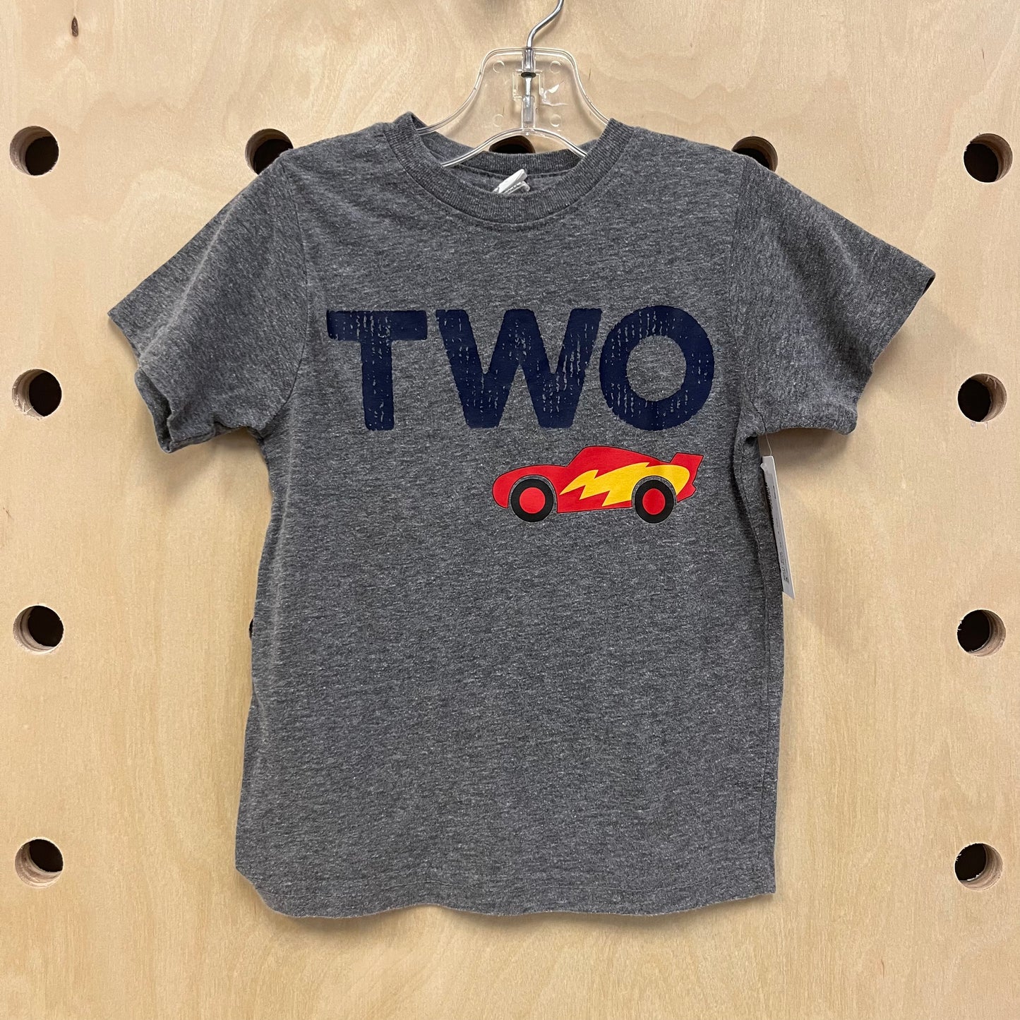 Grey Race Car 2 Tee