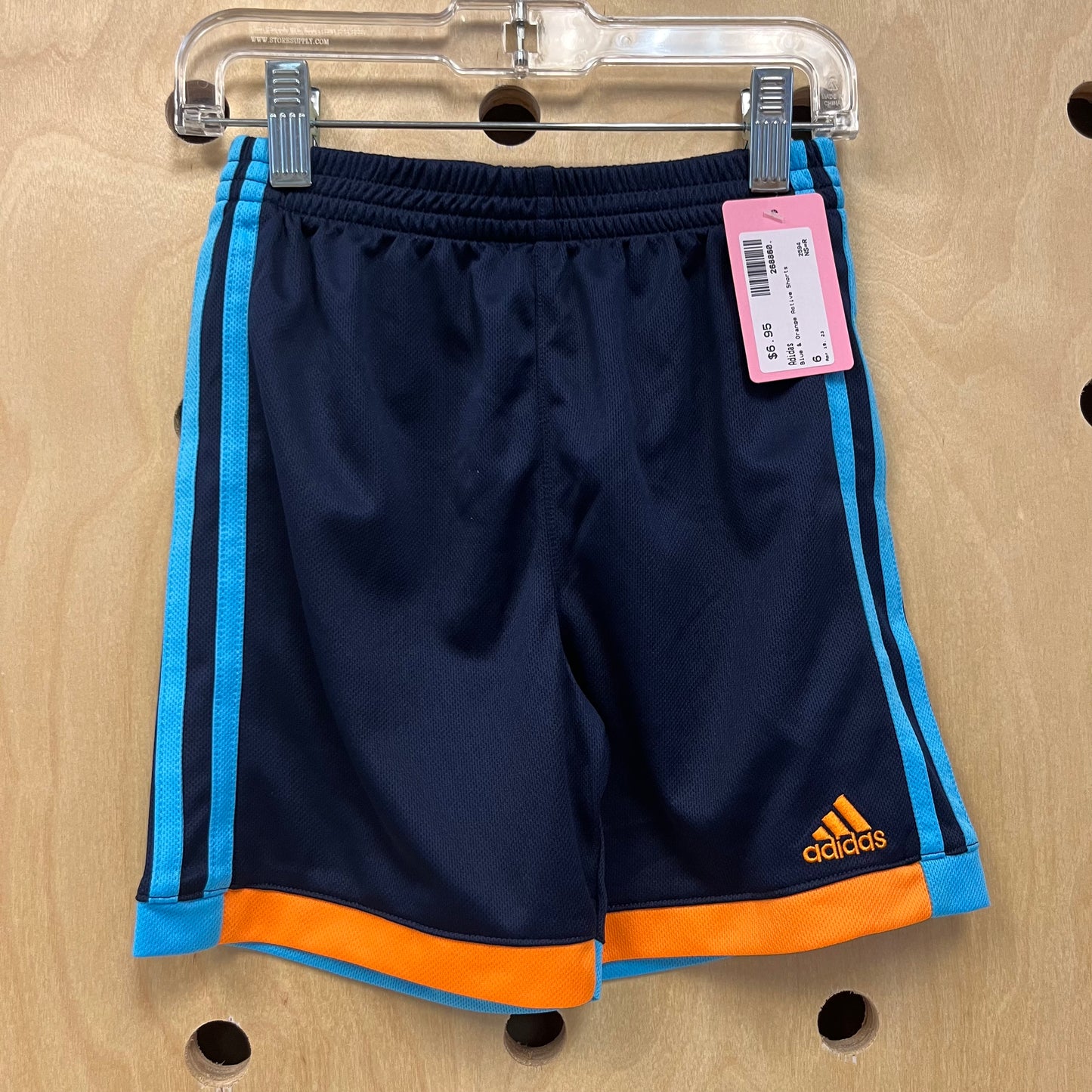 Blue & Orange Active Shorts