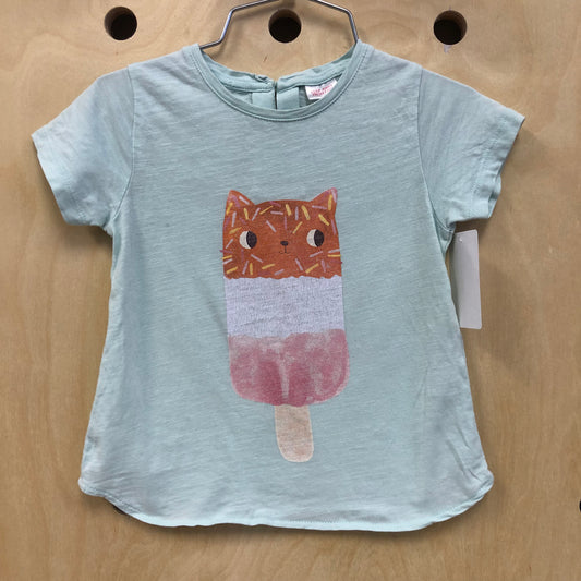 Mint Cat-sicle Tee