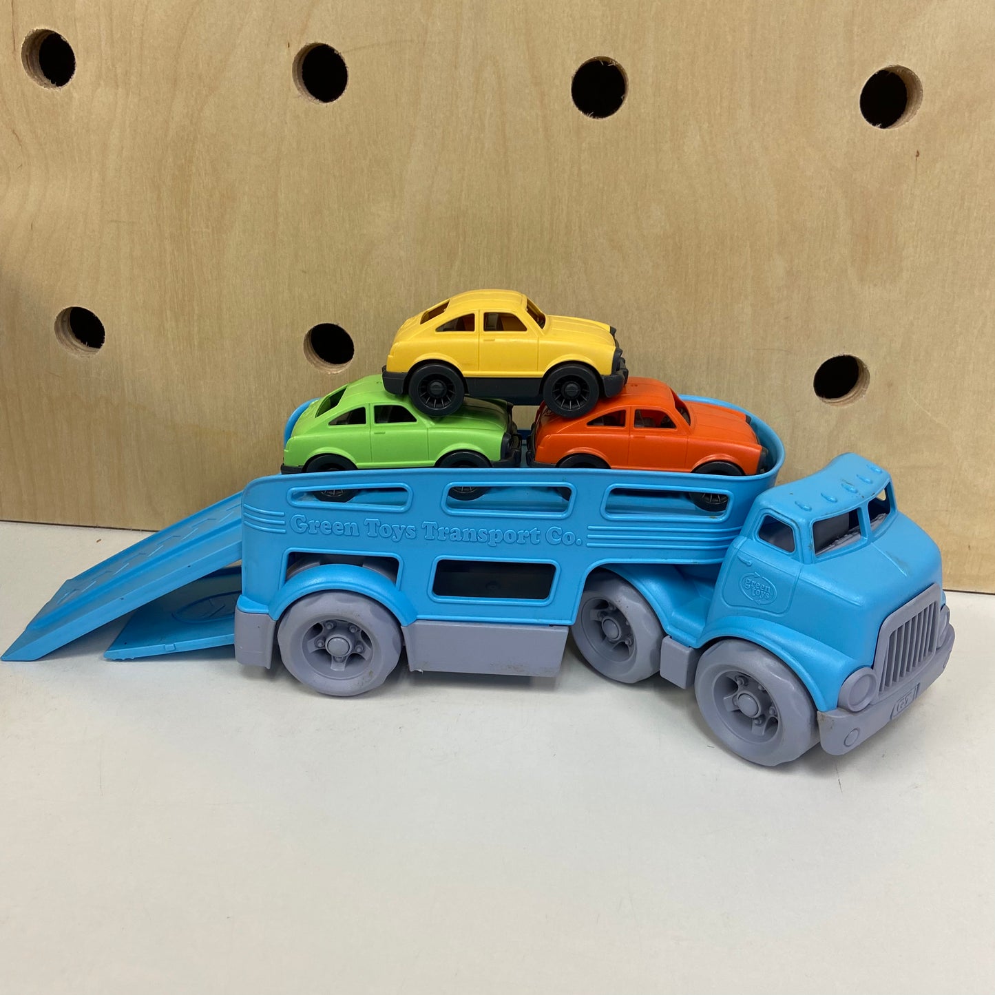 Blue Car Carrier
