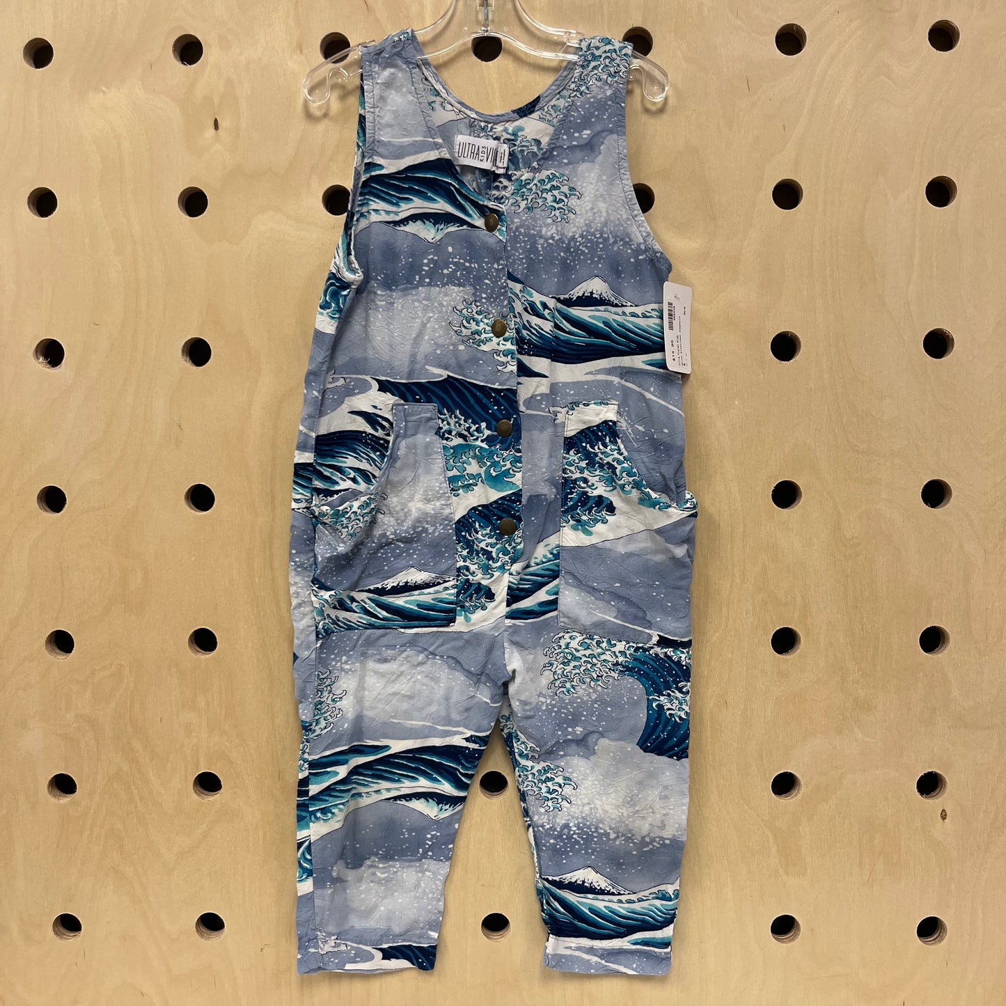 Waves Sleeveless Jumpsuit