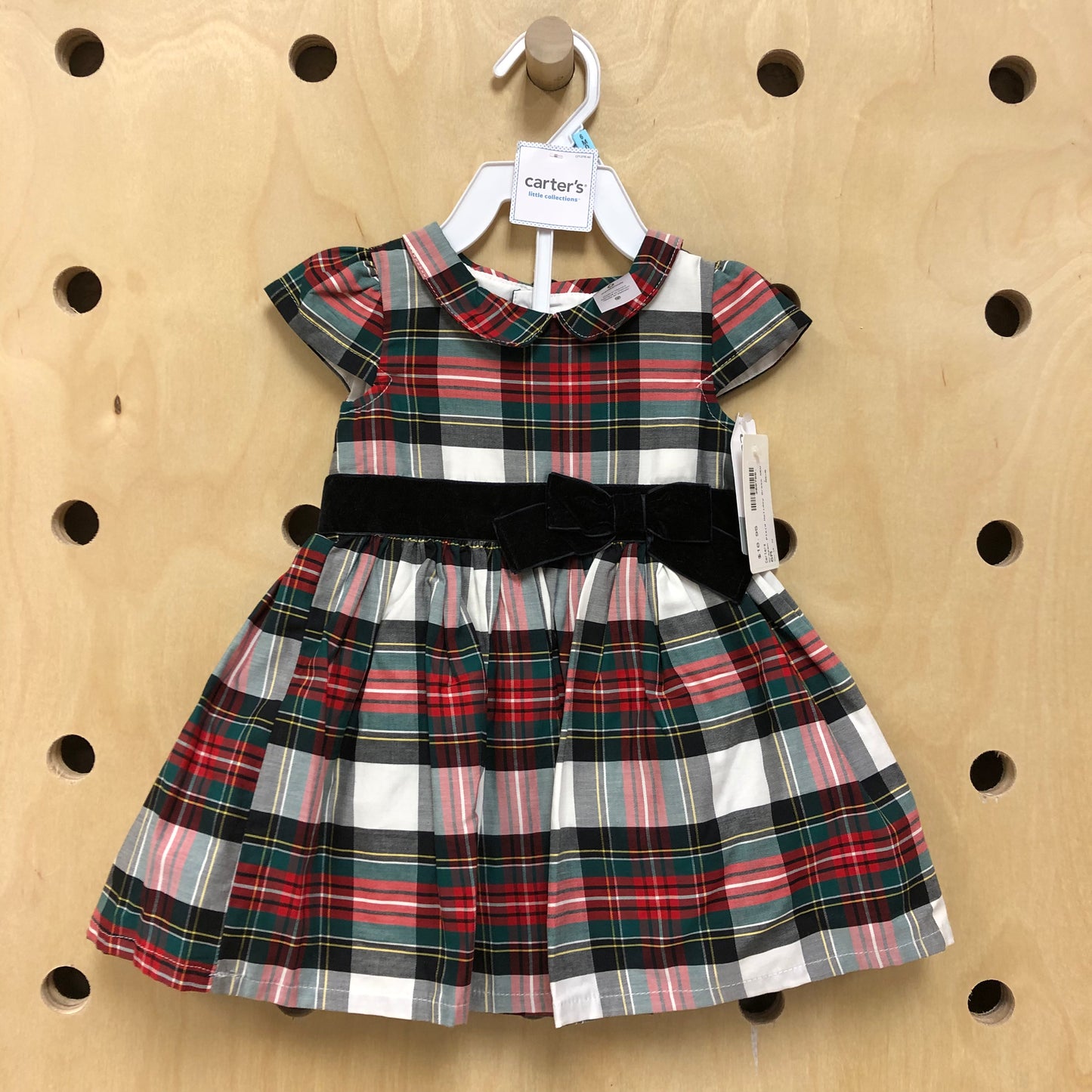 Greeen Plaid Holiday Dress NEW