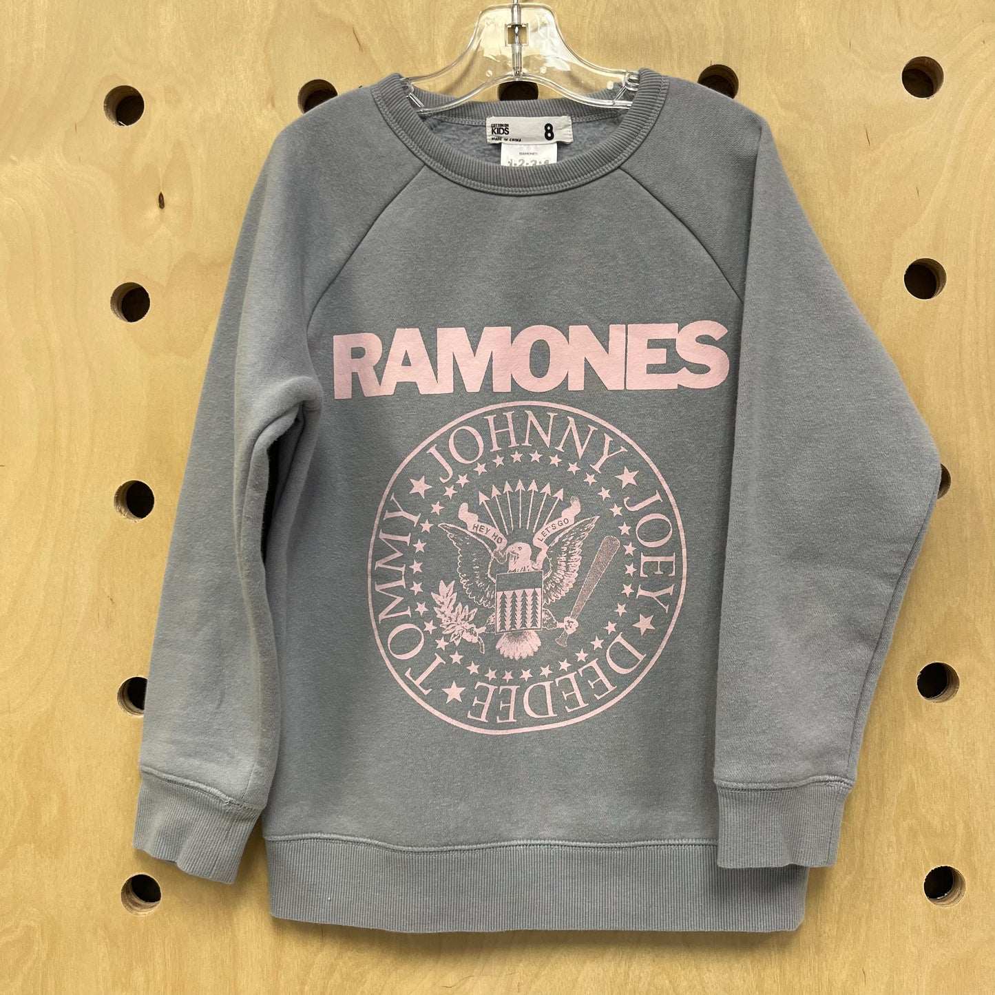 Blue + Pink Ramones Sweatshirt