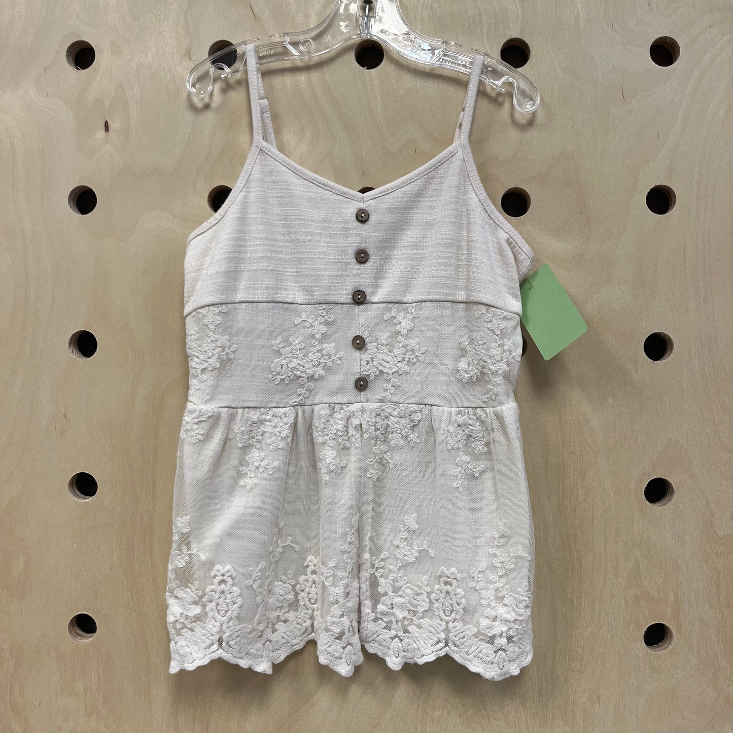 Cream Lace Tank