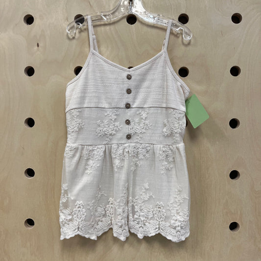 Cream Lace Tank
