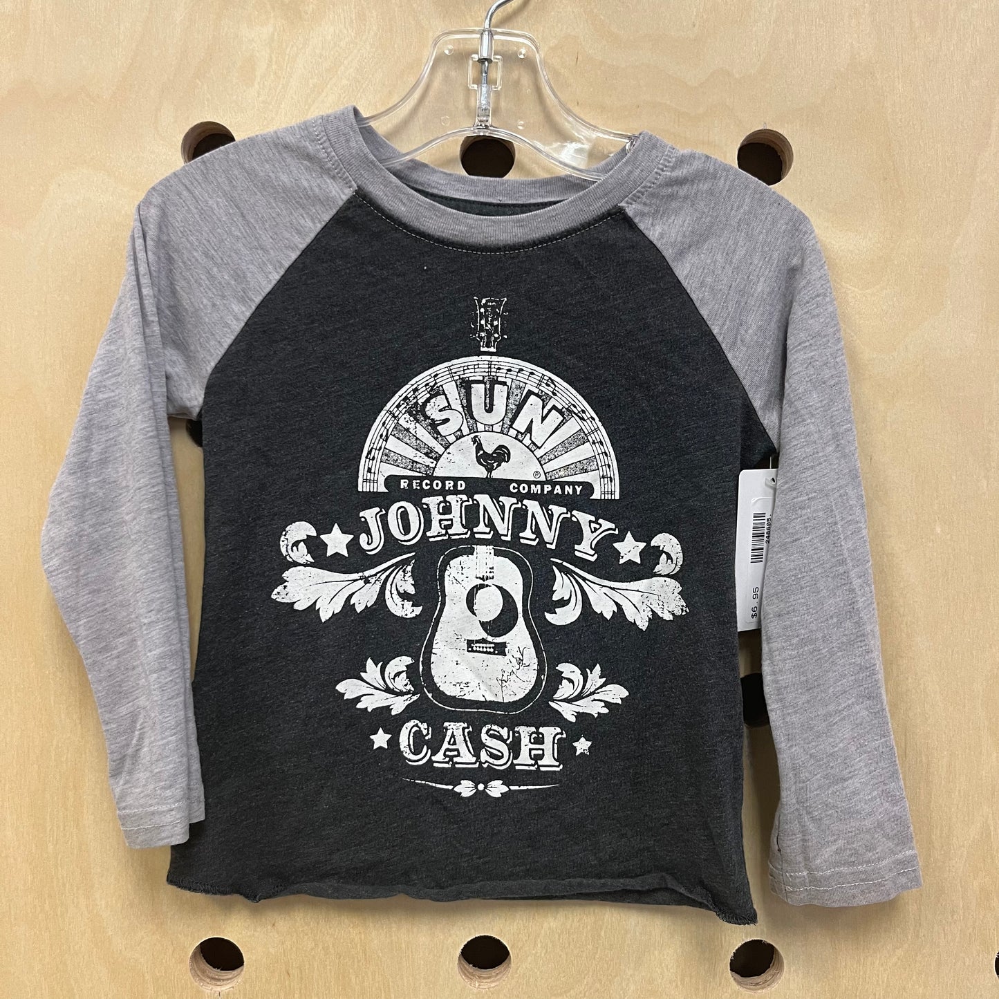 Johnny Cash Raglan LS Tee