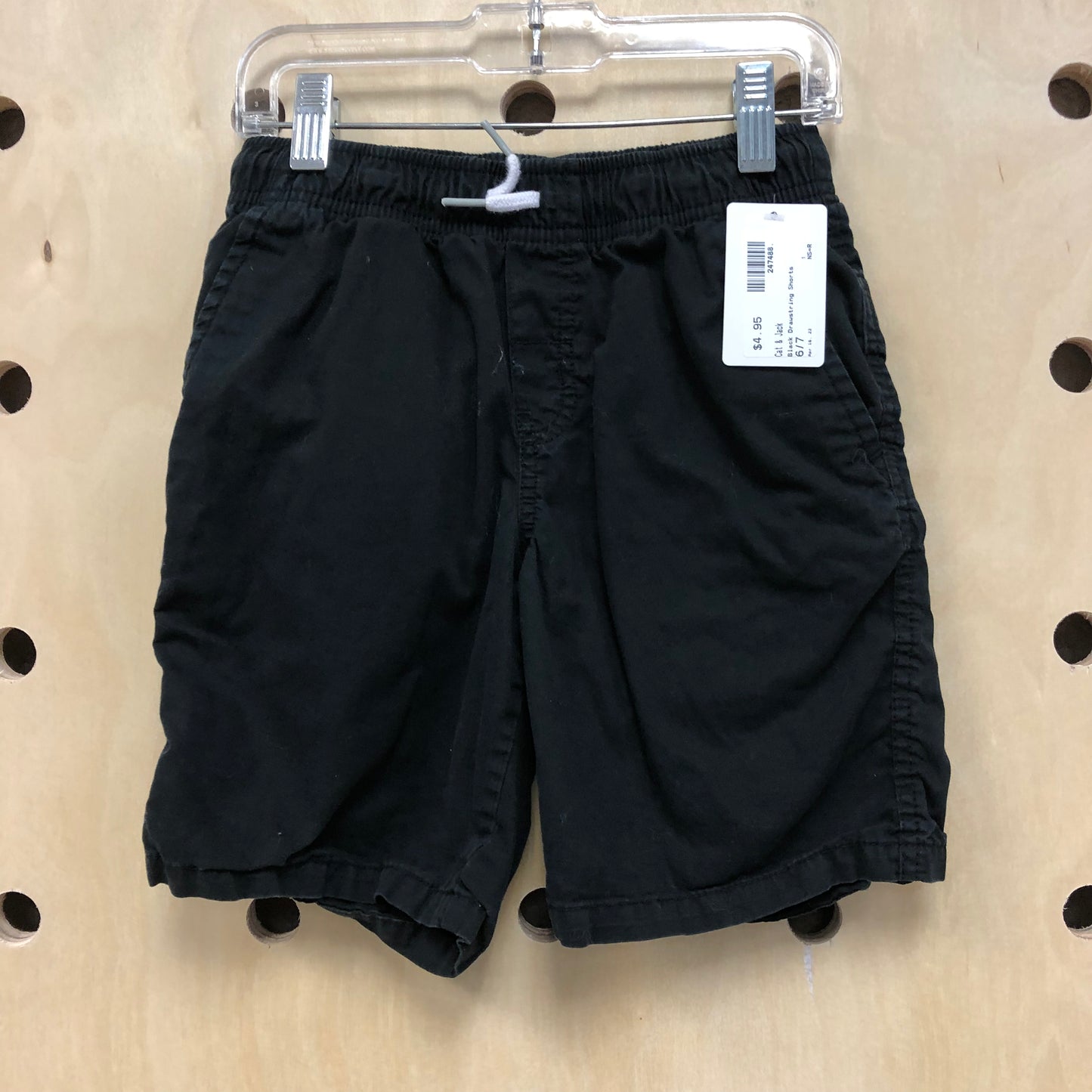 Black Drawstring Shorts
