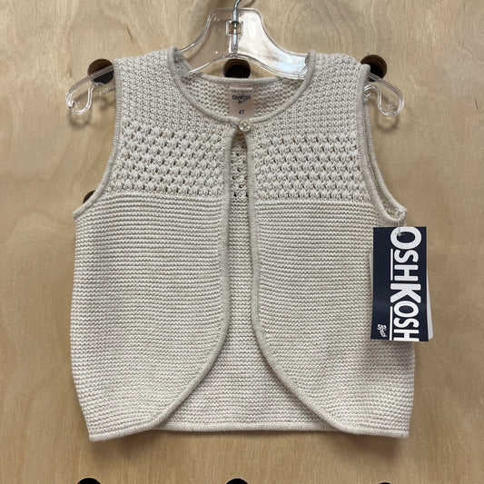 Cream+Gold Sweater Vest NEW!