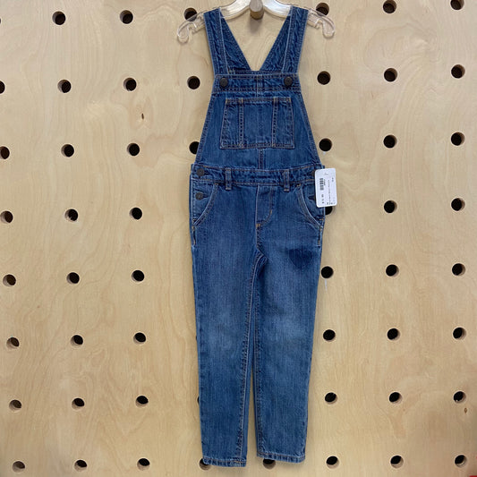 Denim Heart Detail Overalls