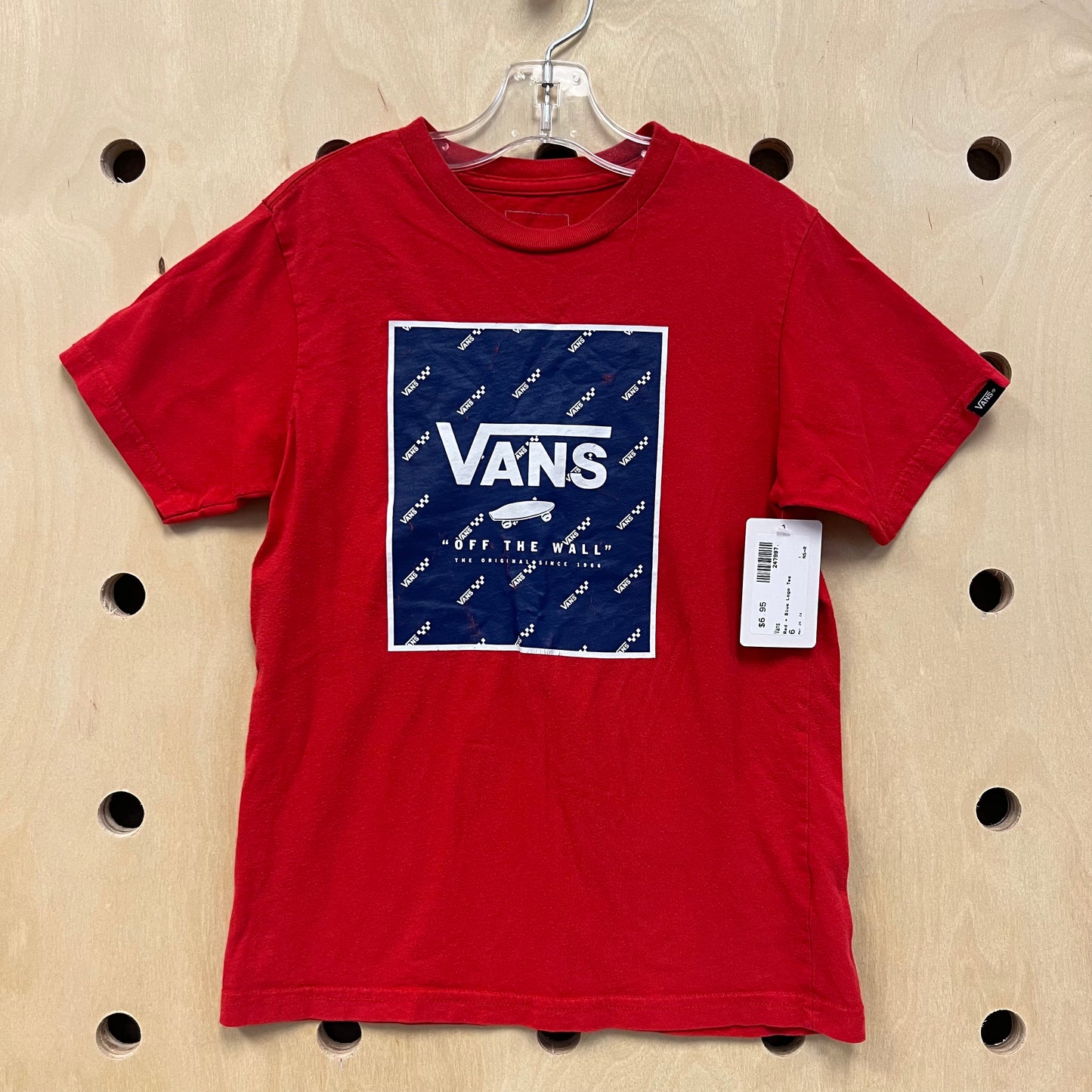 Red + Blue Logo Tee