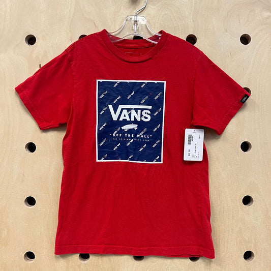 Red + Blue Logo Tee
