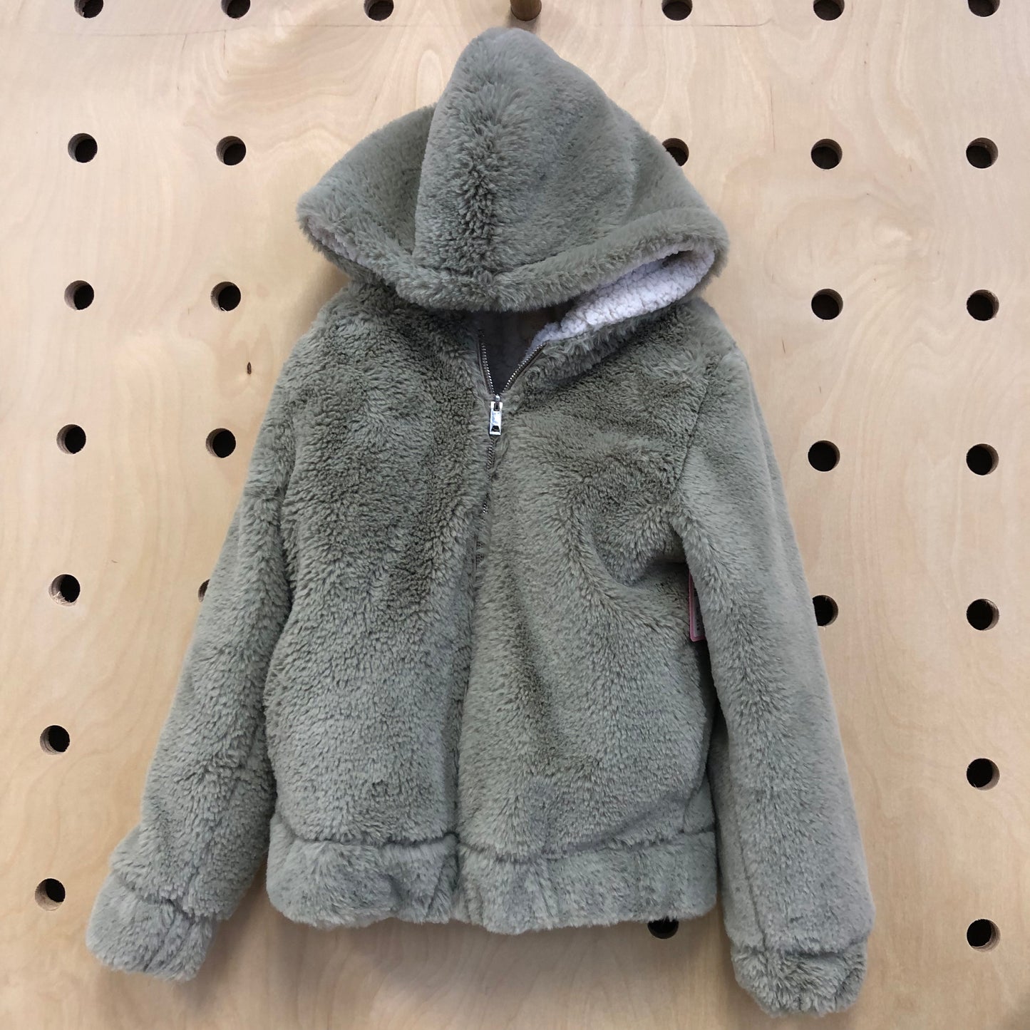 Green Fuzzy Thick Jacket