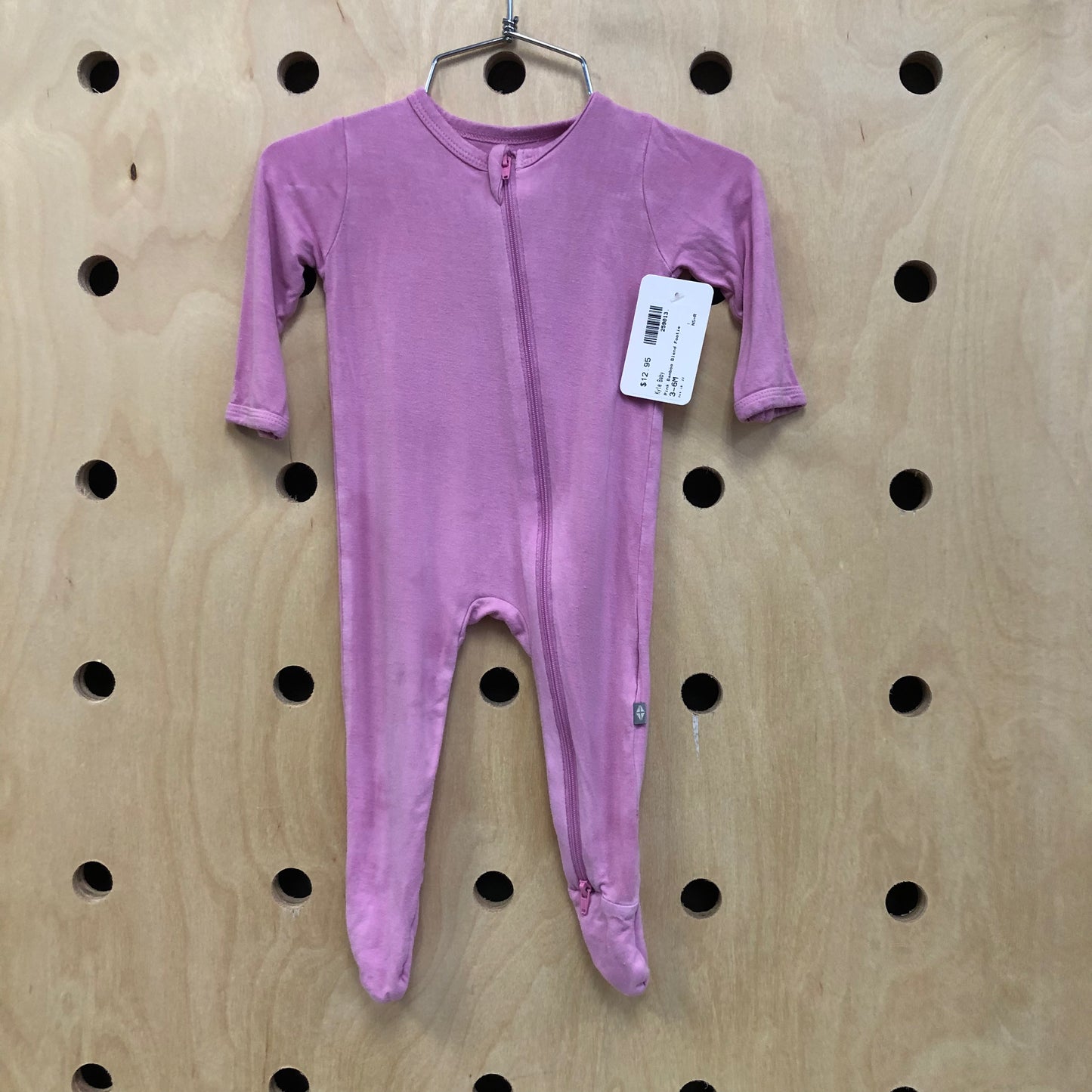 Pink Bamboo Blend Footies