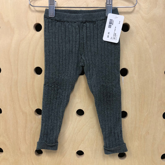 Teal Ribbed Leggings
