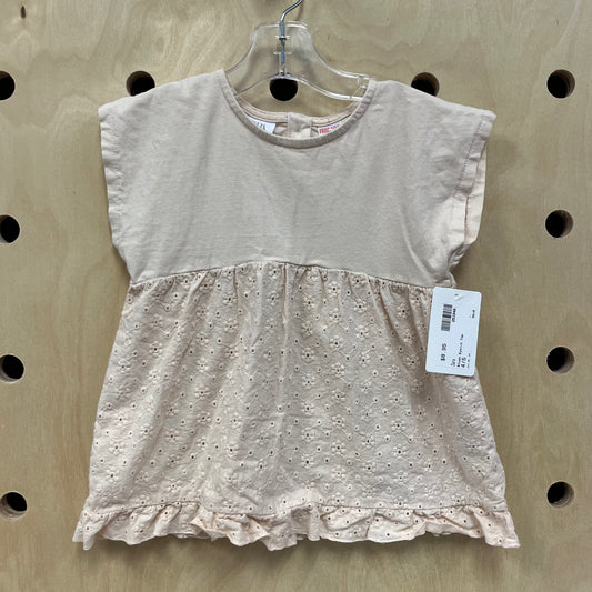 Blush Eyelet Top