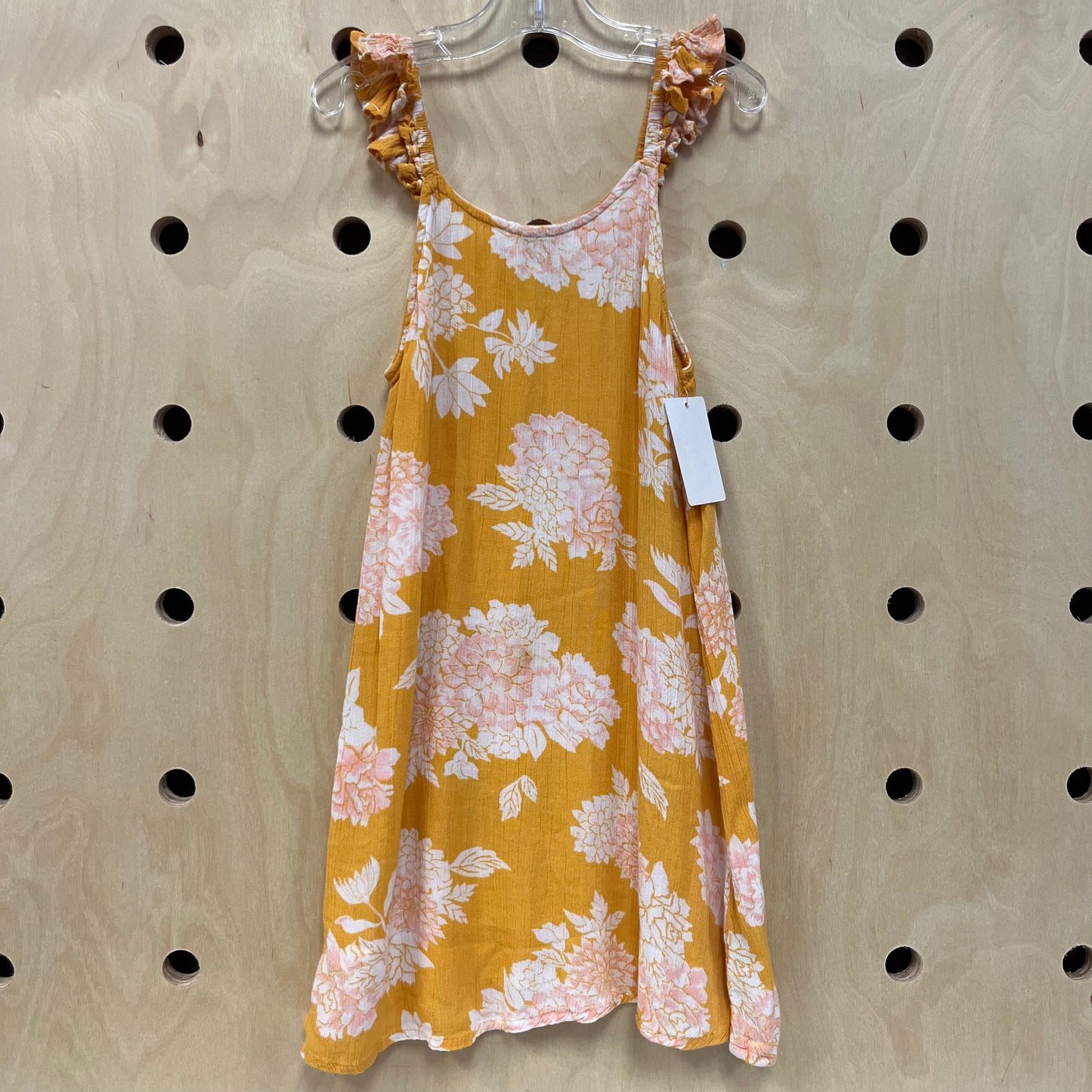 Marigold Floral Flowy Dress
