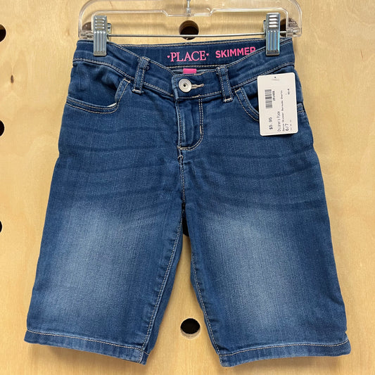 Denim Skimmer Bermuda Shorts