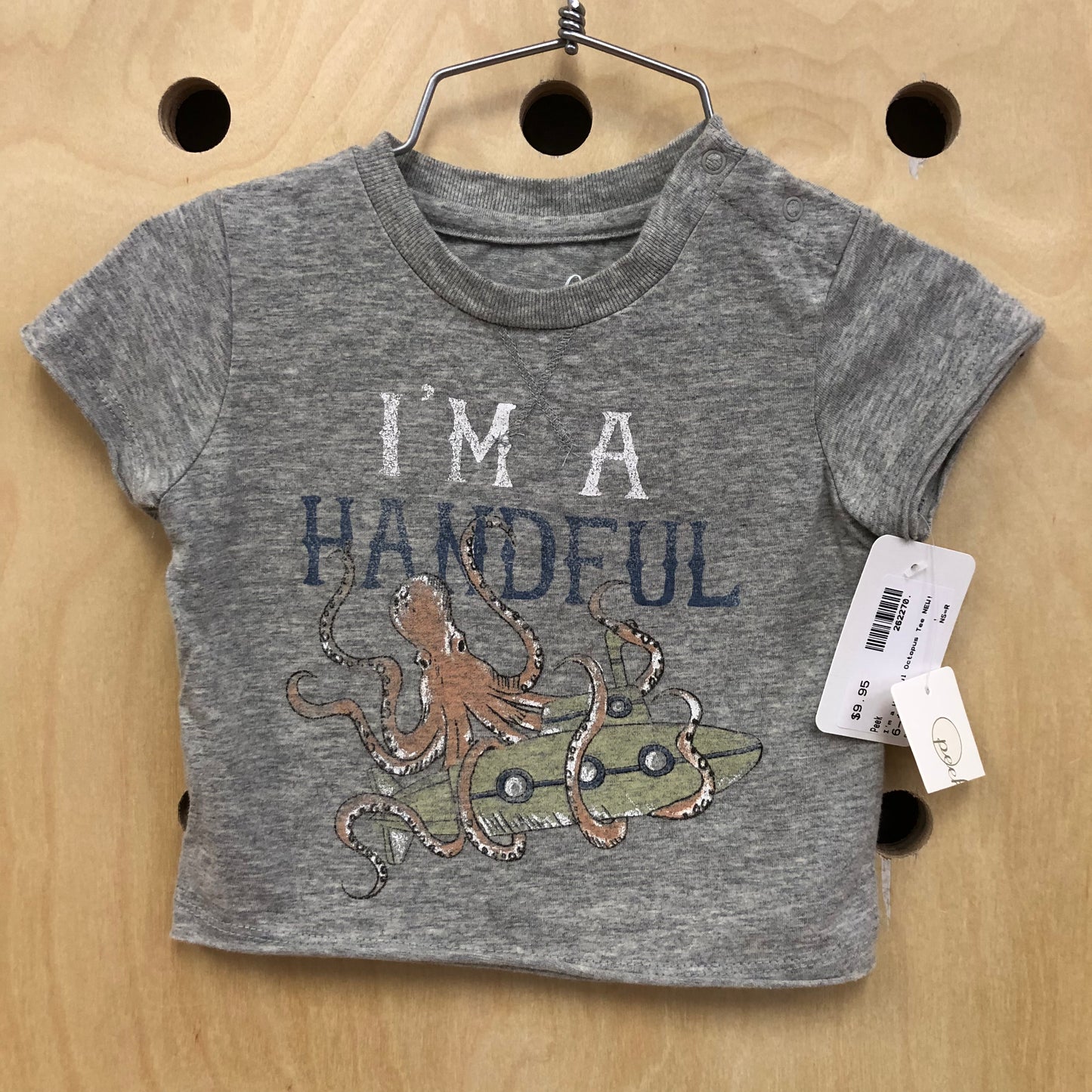 I'm a Handful Octopus Tee NEW!