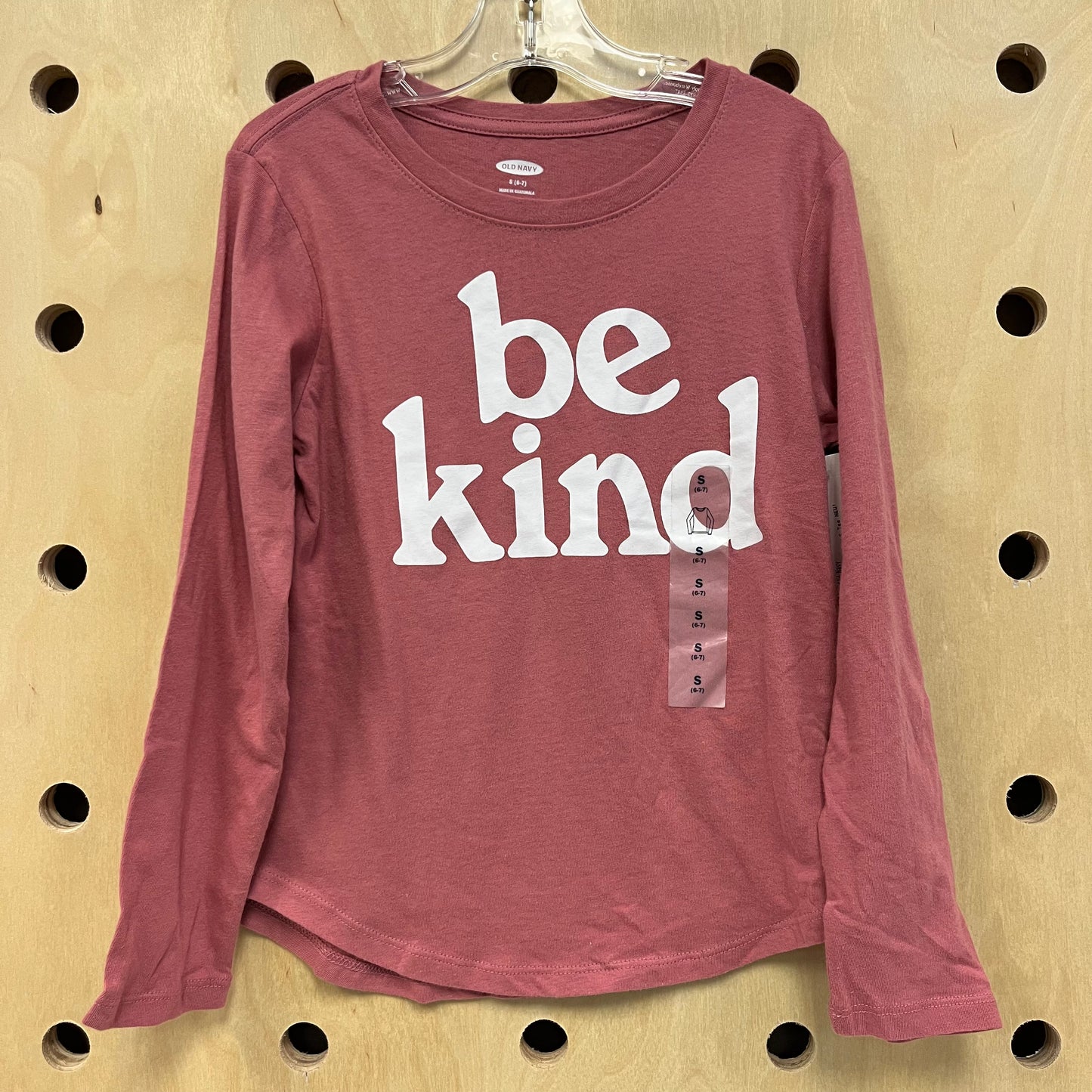 Pink Be Kind LS Tee NEW!