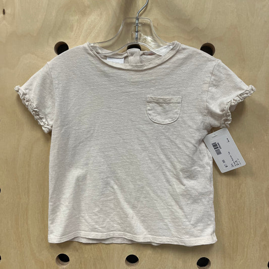Cream Eyelet Top