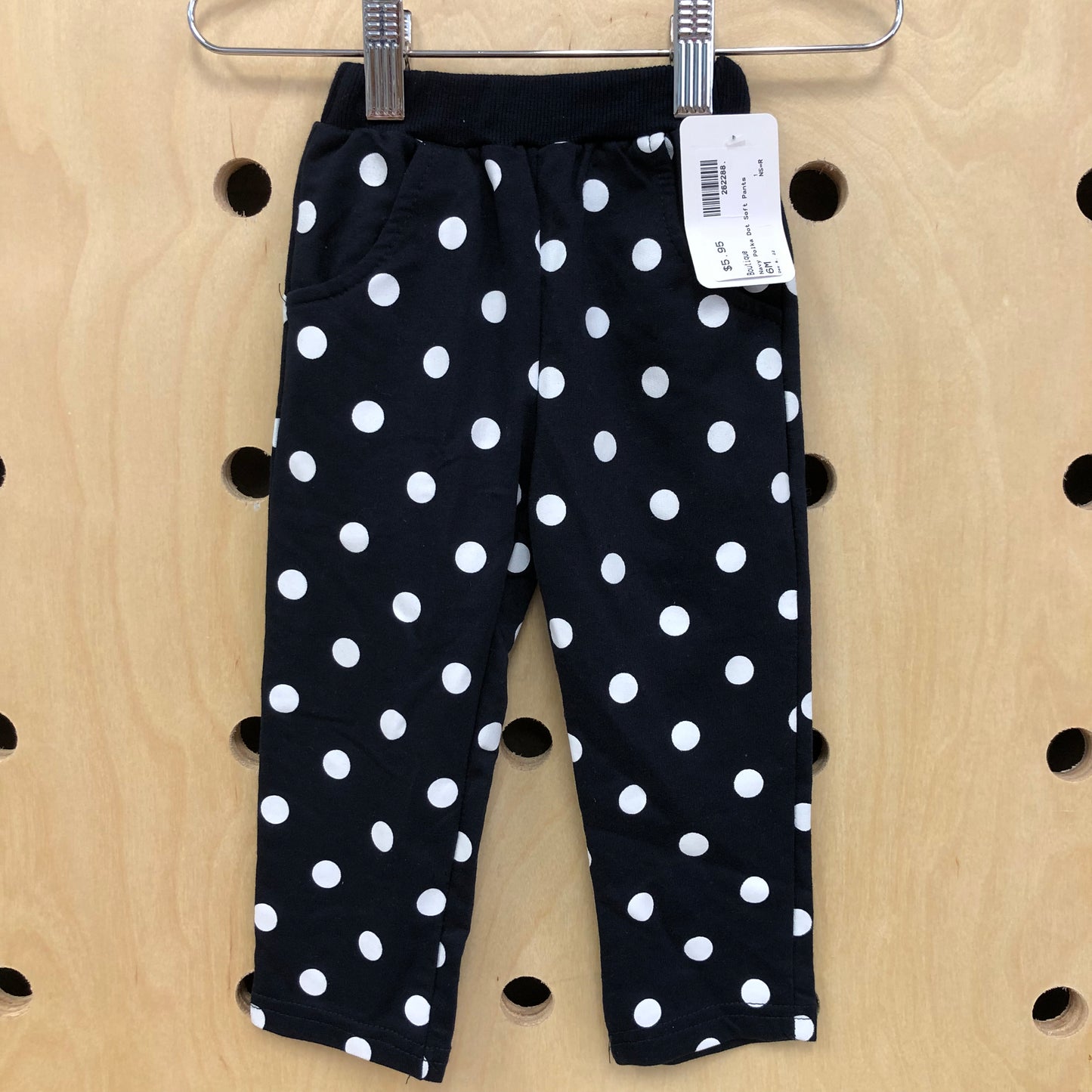 Navy Polka Dot Soft Pants