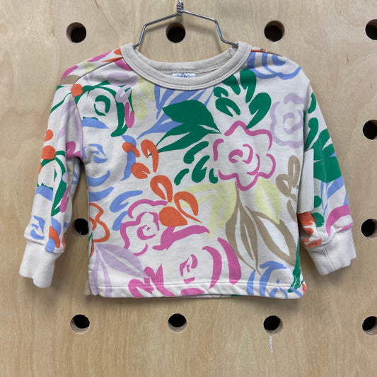 Beige Floral Top