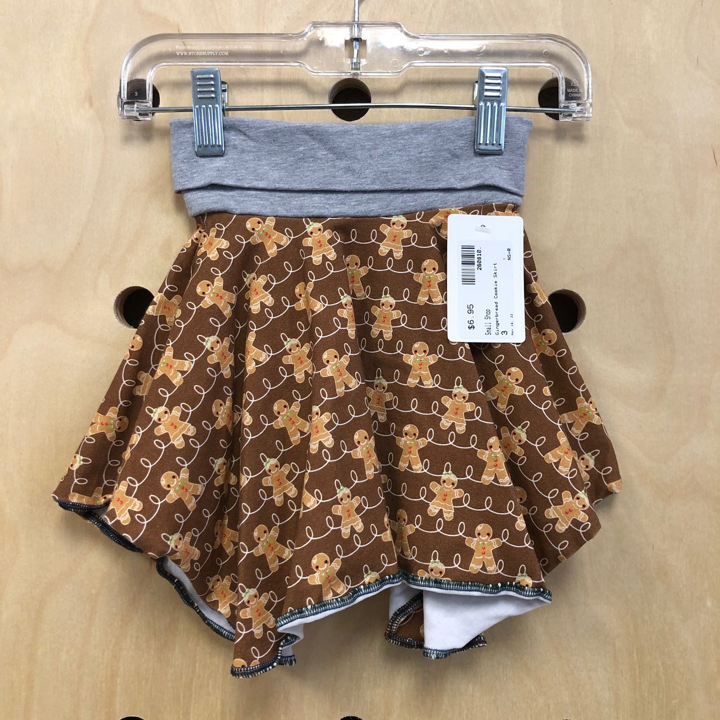 Gingerbread Cookie Skirt