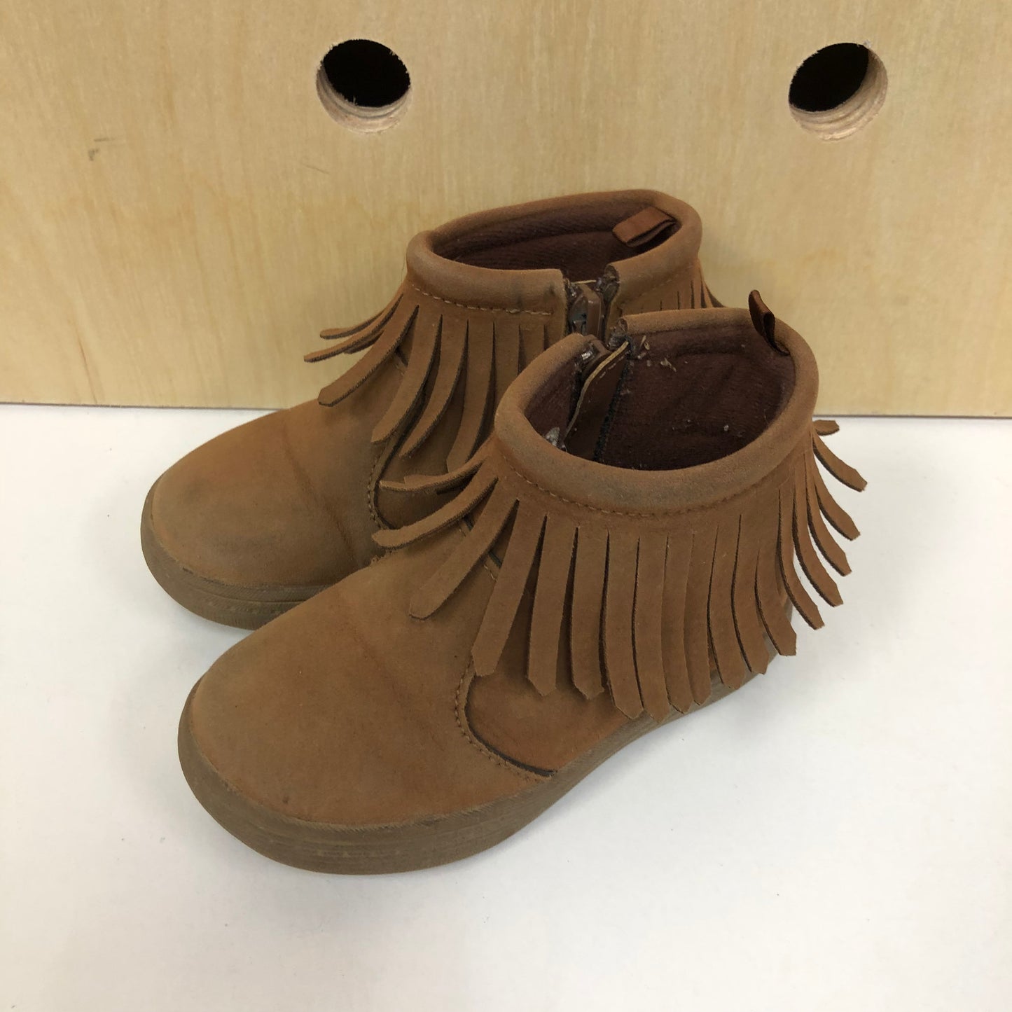 Brown Fringe Boots