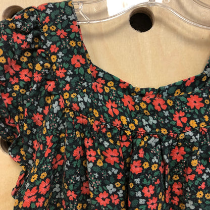 Charcoal Floral Dress