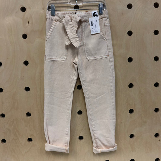 Cream Tie Front Denim NEW!