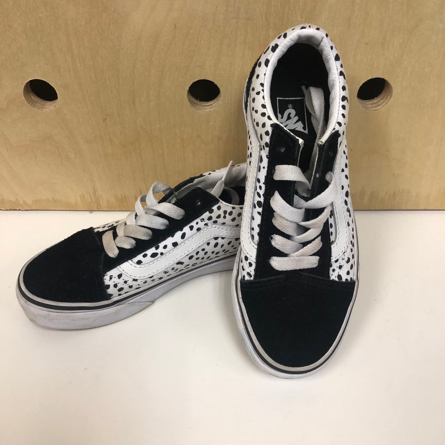 Black & White Speckled Sneakers