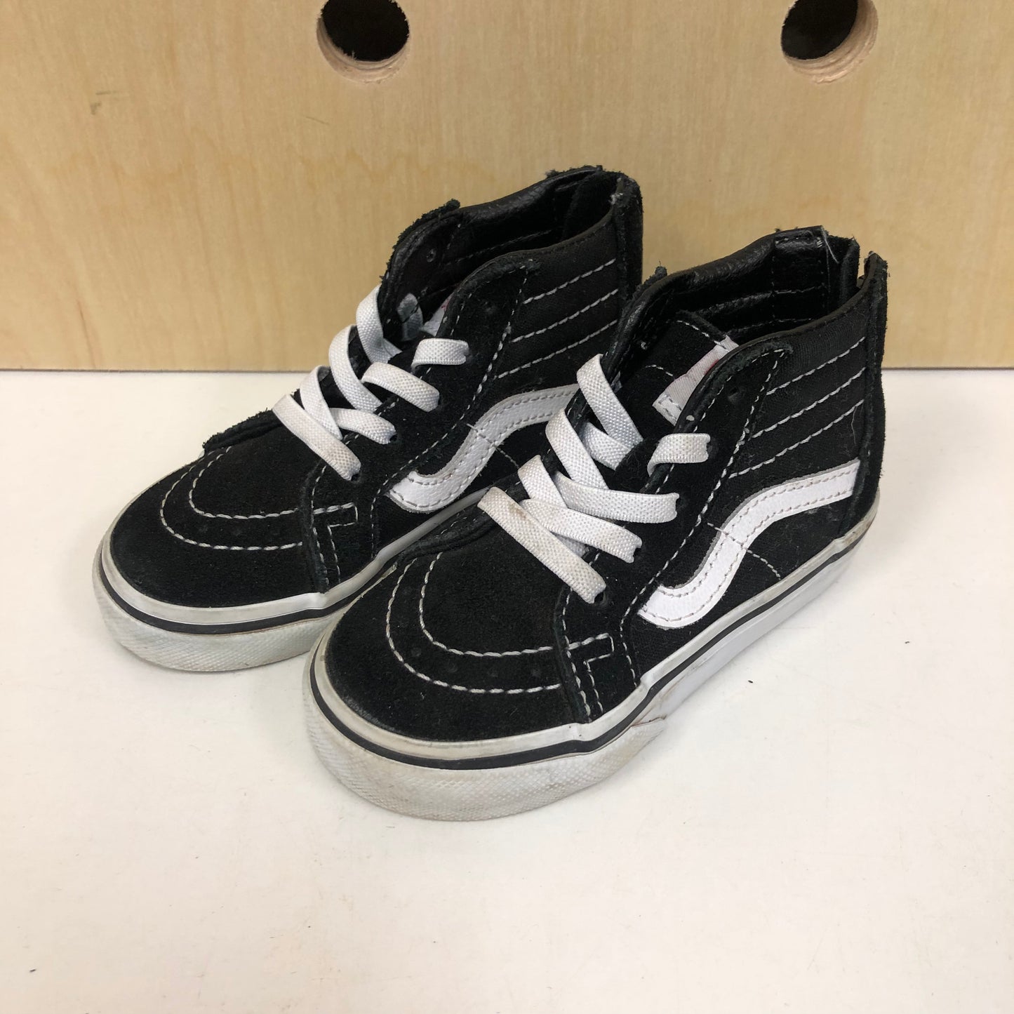 Black + White Hi Tops