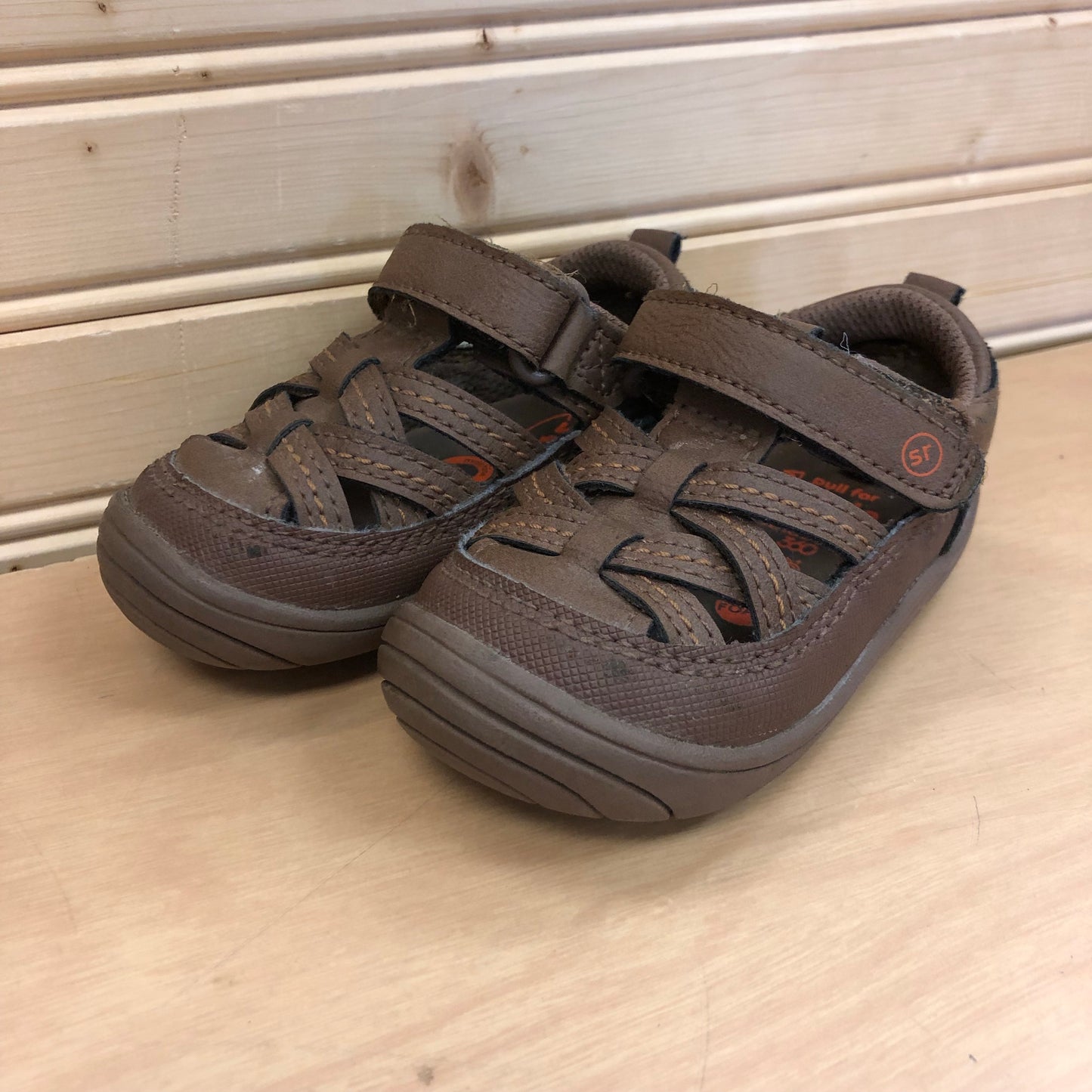 Brown Velcro Shoes