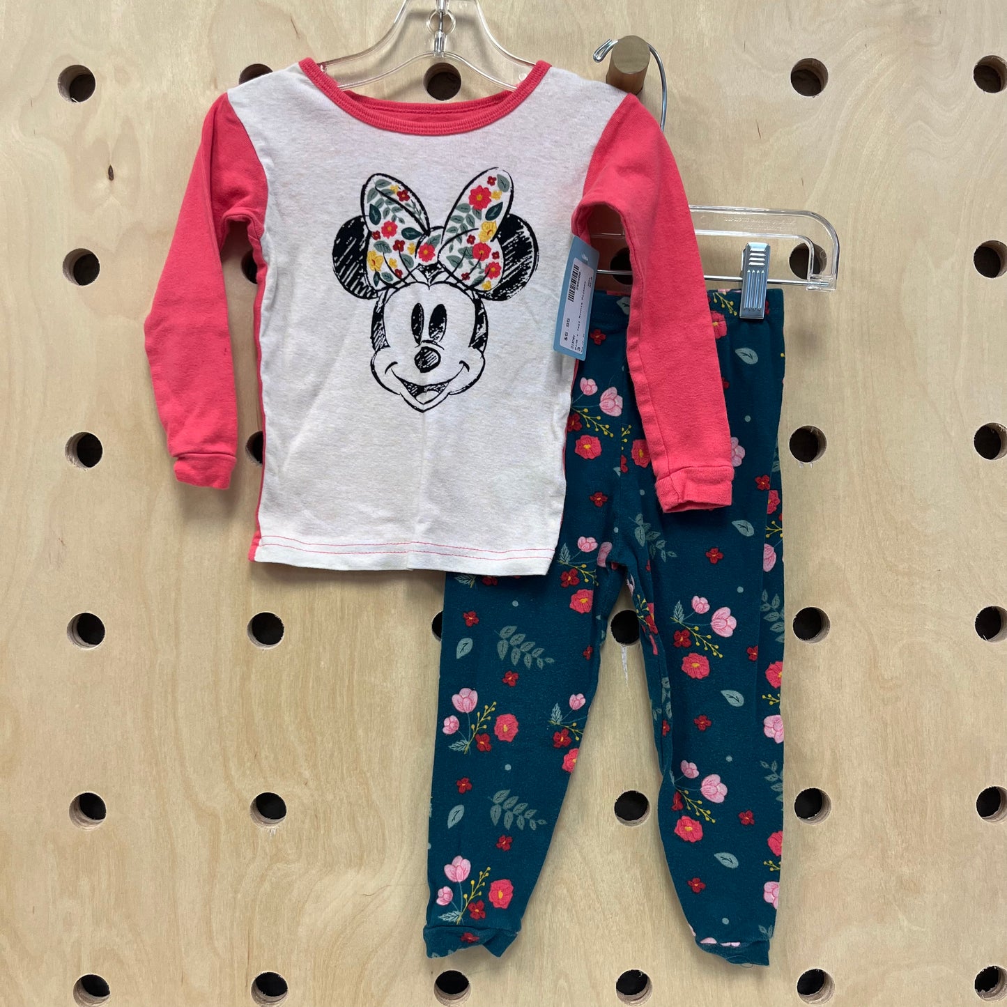 Pink + Teal Minnie Pajamas