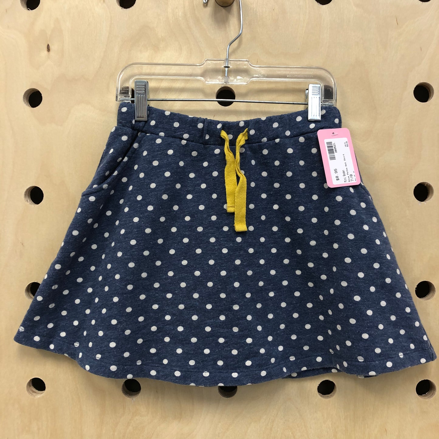 Blue Polka Dot Skirt