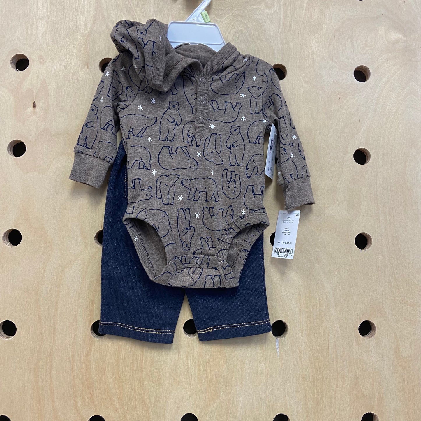 Brown Polar Bears Outfit NEW