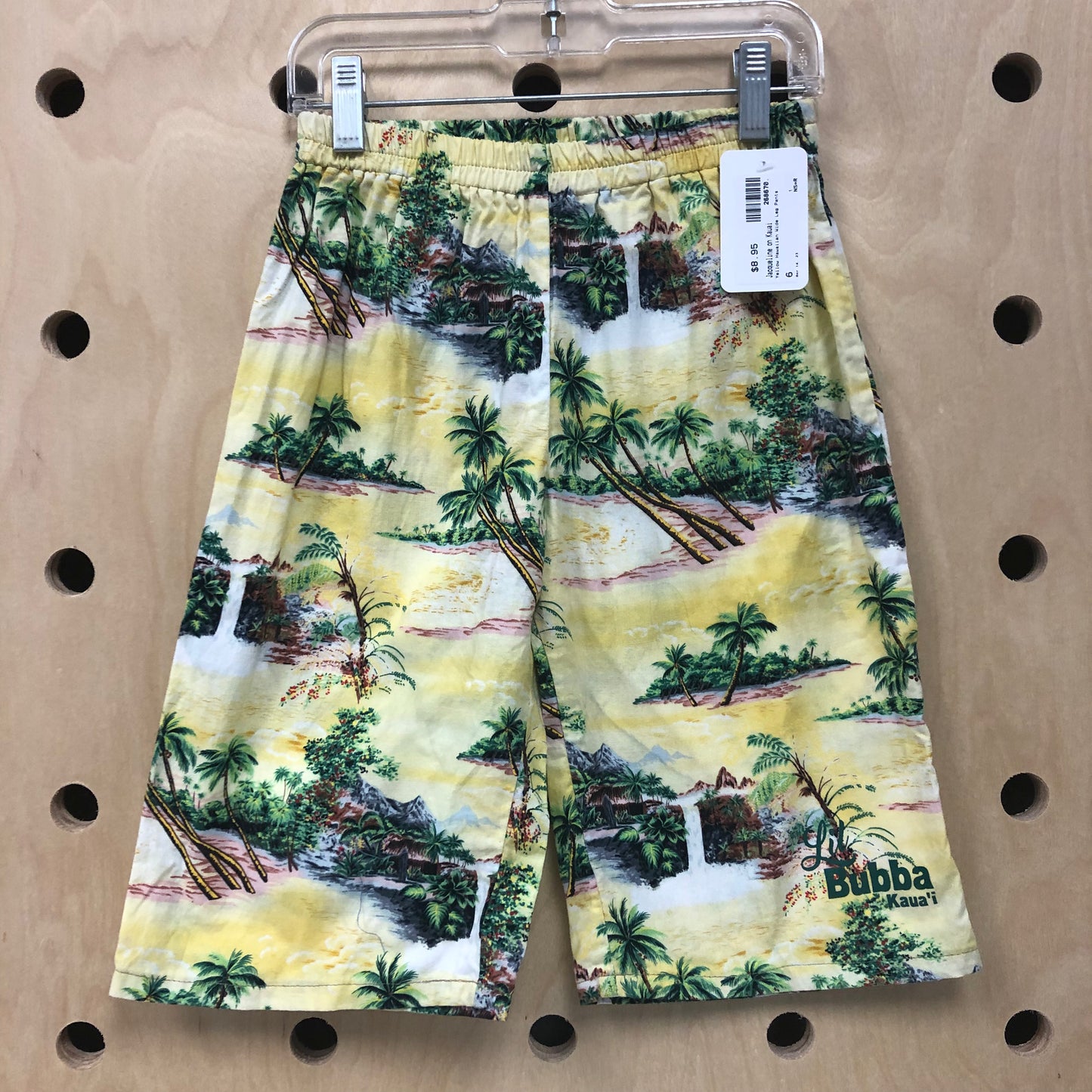 Yellow Hawaiian Shorts