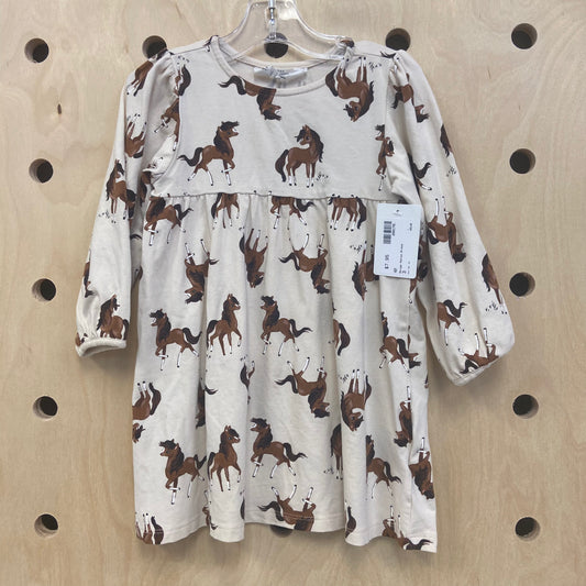 Beige Horse Dress