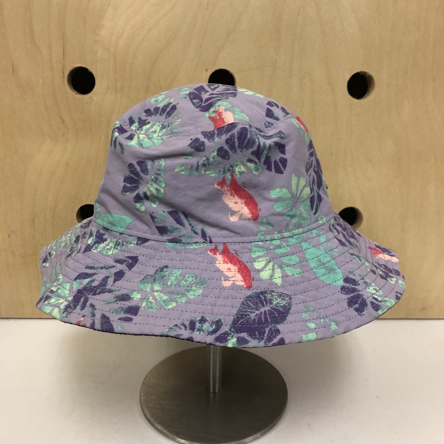 Purple Floal Bucket Hat