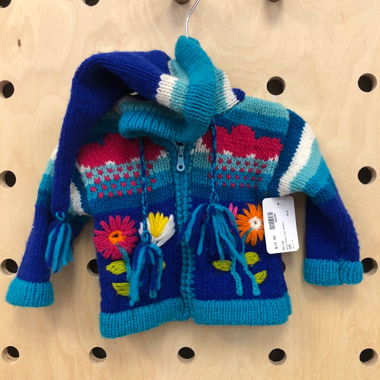 Blue Pixie Zip Hoodie