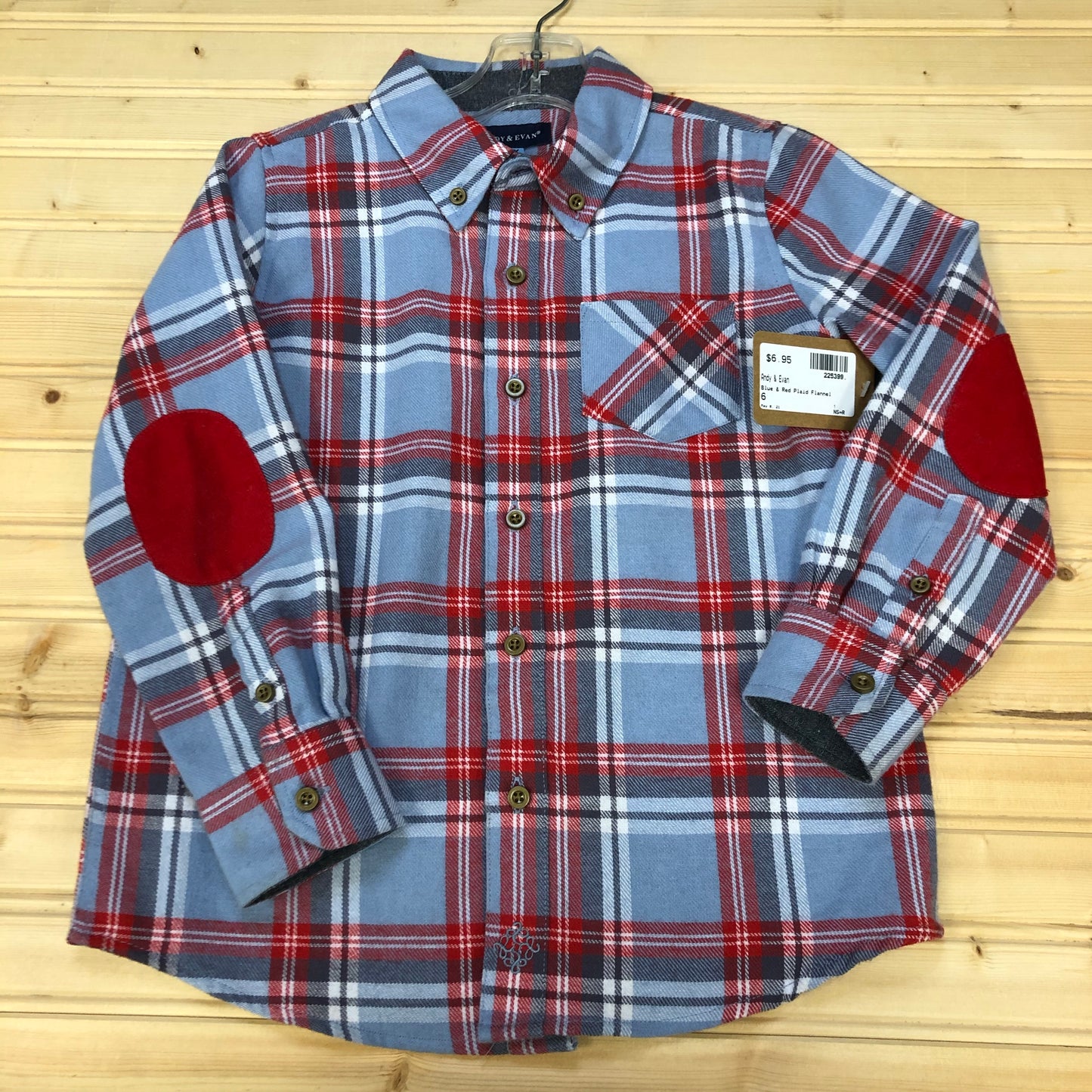 Blue & Red Plaid Flannel