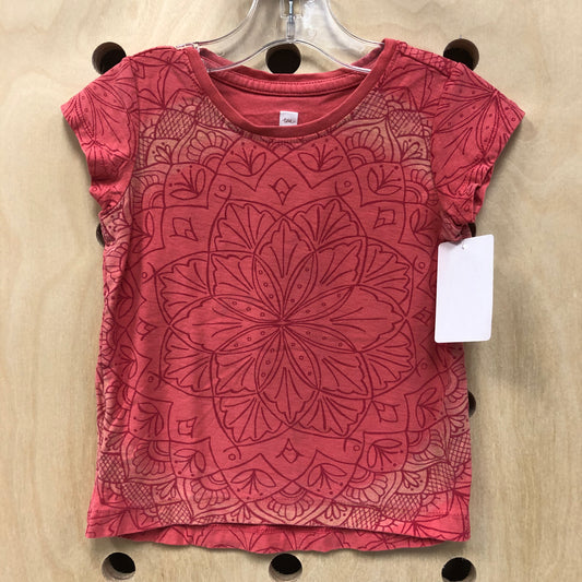 Coral Floral Top
