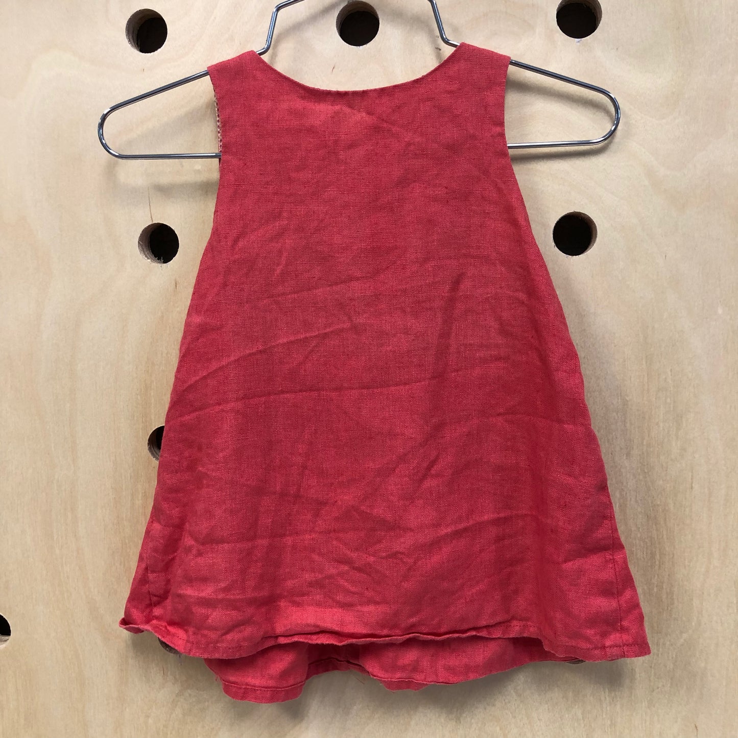 Pink Linen Dress