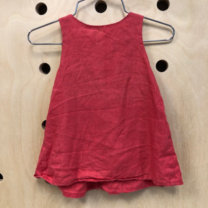 Pink Linen Dress